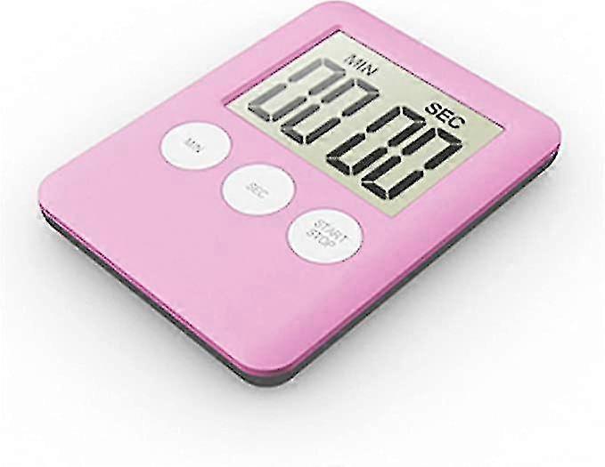 Wabjtam Thin Countdown Timer Kitchen Timer Electronic Timer Kitchen Timer Reminder Pink