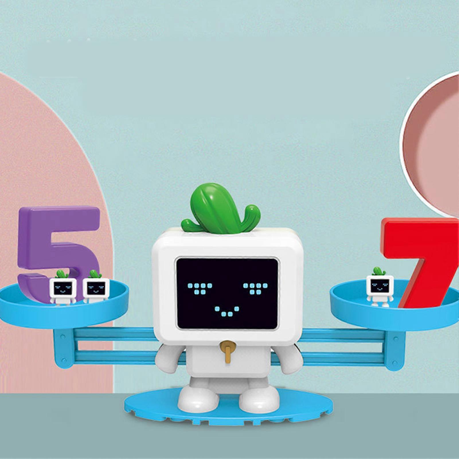 Educational Balance Scale Cute Animal Cartoon Parent Child Interactive Math Enlightenment Toys BY803