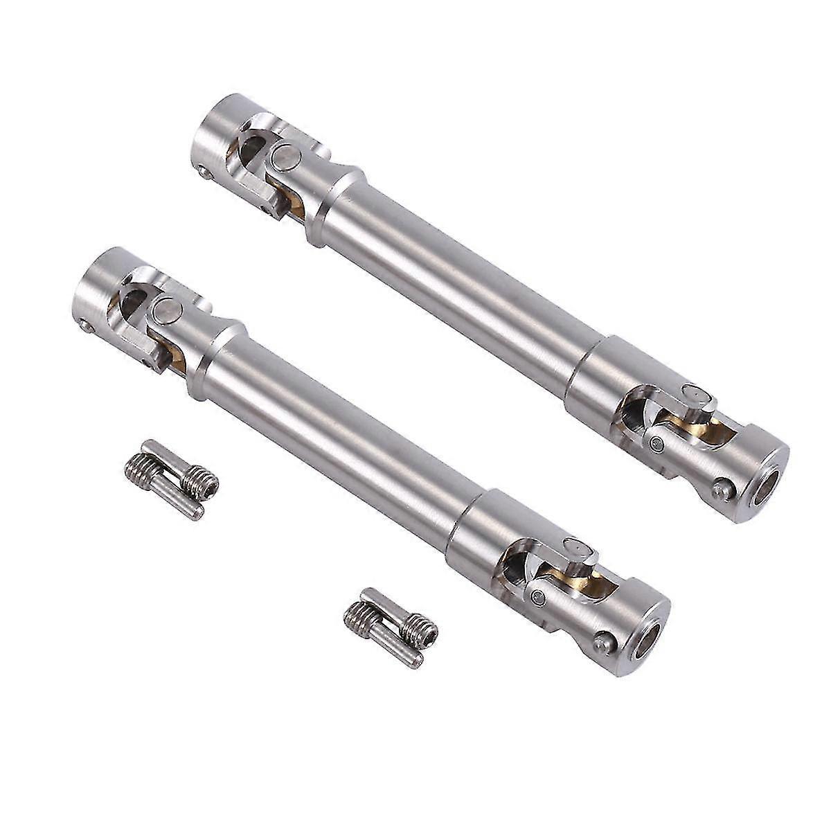Stainless Steel Drive Shaft For 1/10 Rc Crawler Trx4 Axial Scx10 Rbx10 Rr10 Wraith Capra Rc4wd Redc
