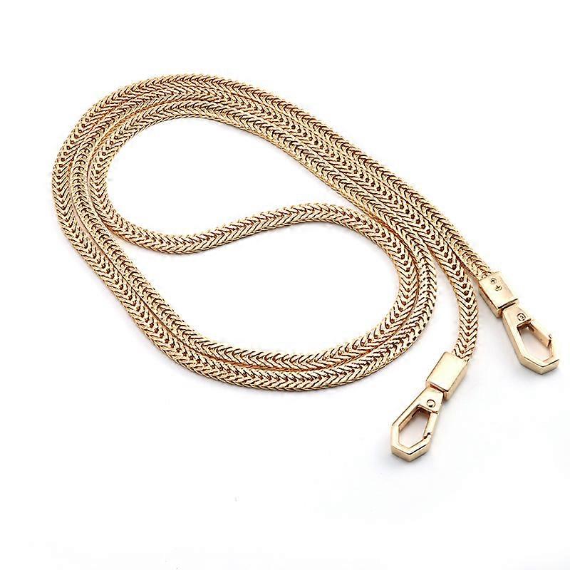 Bag Chain 120cm Gold Purse Handle Replacement Chain With Swivel Claw Clasps Chain For Girls