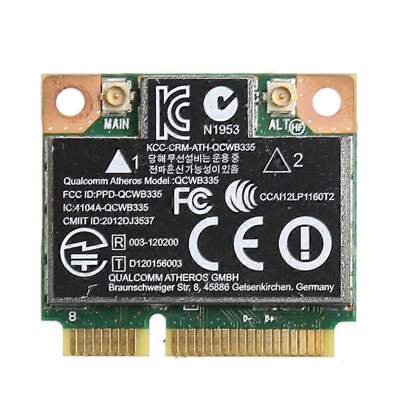 802.11b / g / n واي فاي متوافق مع تقنية البلوتوث 4.0 اللاسلكية نصف البسيطة PCI-E بطاقة ل HP