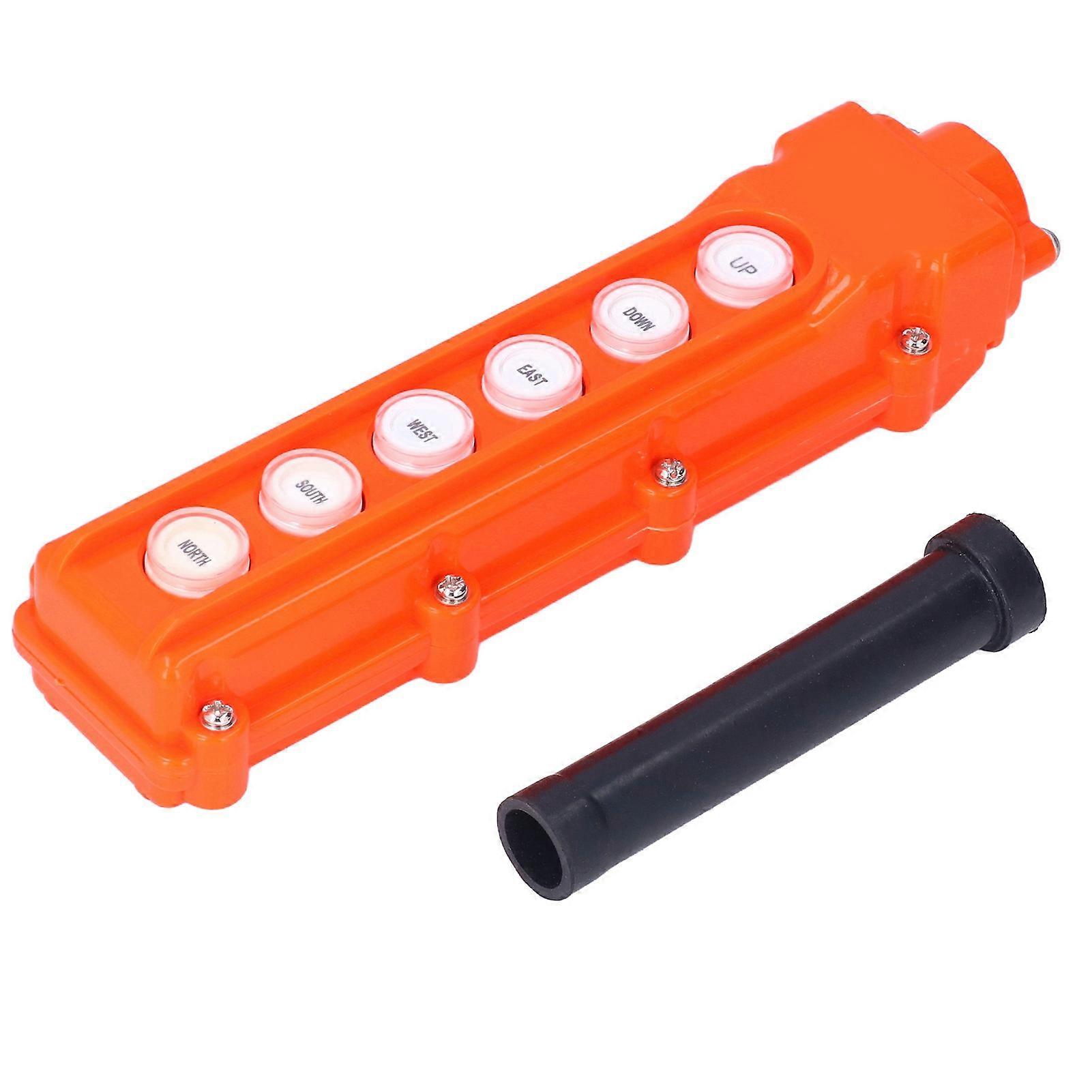 Push Button Switch Box Rainproof Handheld Hoist Crane Pendant Control Station Box 220V/500V