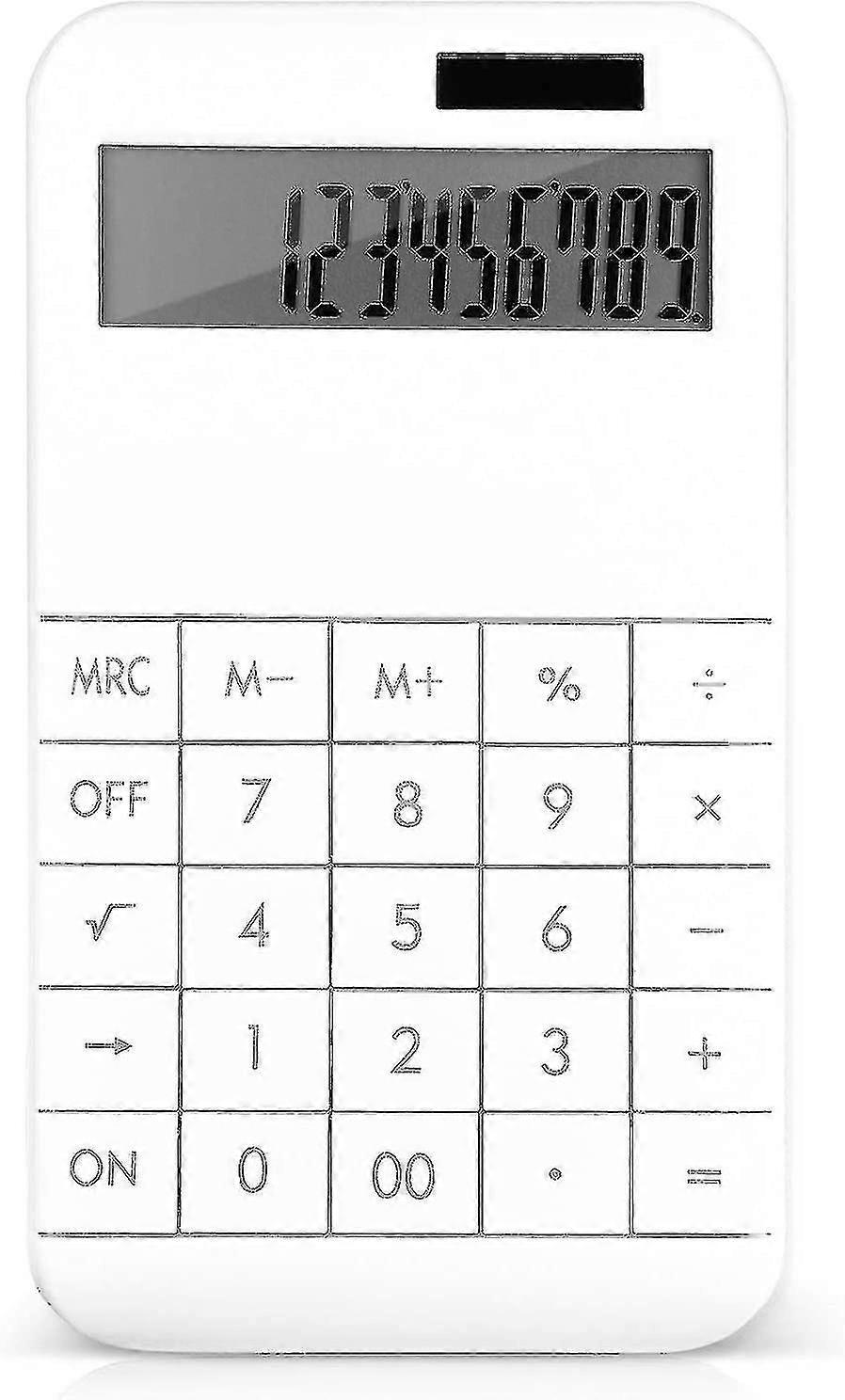 Basic Standard Calculator 12 Digit Desktop Calculator With Large Lcd Display For Office, School, Home &amp; Business Use, Modern Design