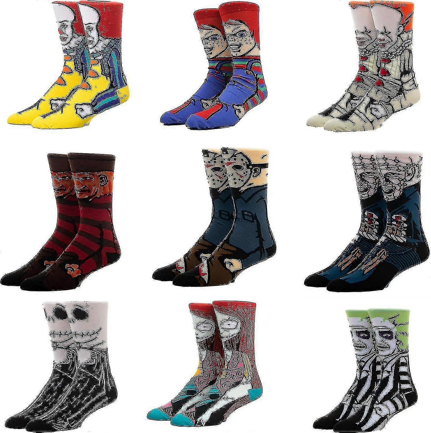 ליל כל הקדושים קלאסי פסטיבל גרביים, ליל כל הקדושים גרביים צבעוני נשים גברים ליל כל הקדושים כיף מטורף גרביים, ליל כל הקדושים המתנה הטובה ביותר מפחיד