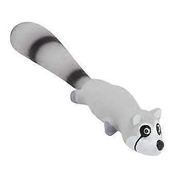Dog Chewing Toy Interactive Bite Resistant Squeaky Animal Shape for Puppies Black and White