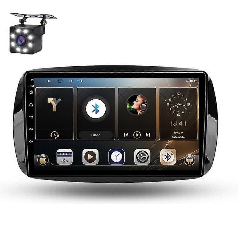 For Benz Smart Fortwo 3 C453 A453 2014-2020 Car Radio Multimedia Video Carplay Navigation GPS