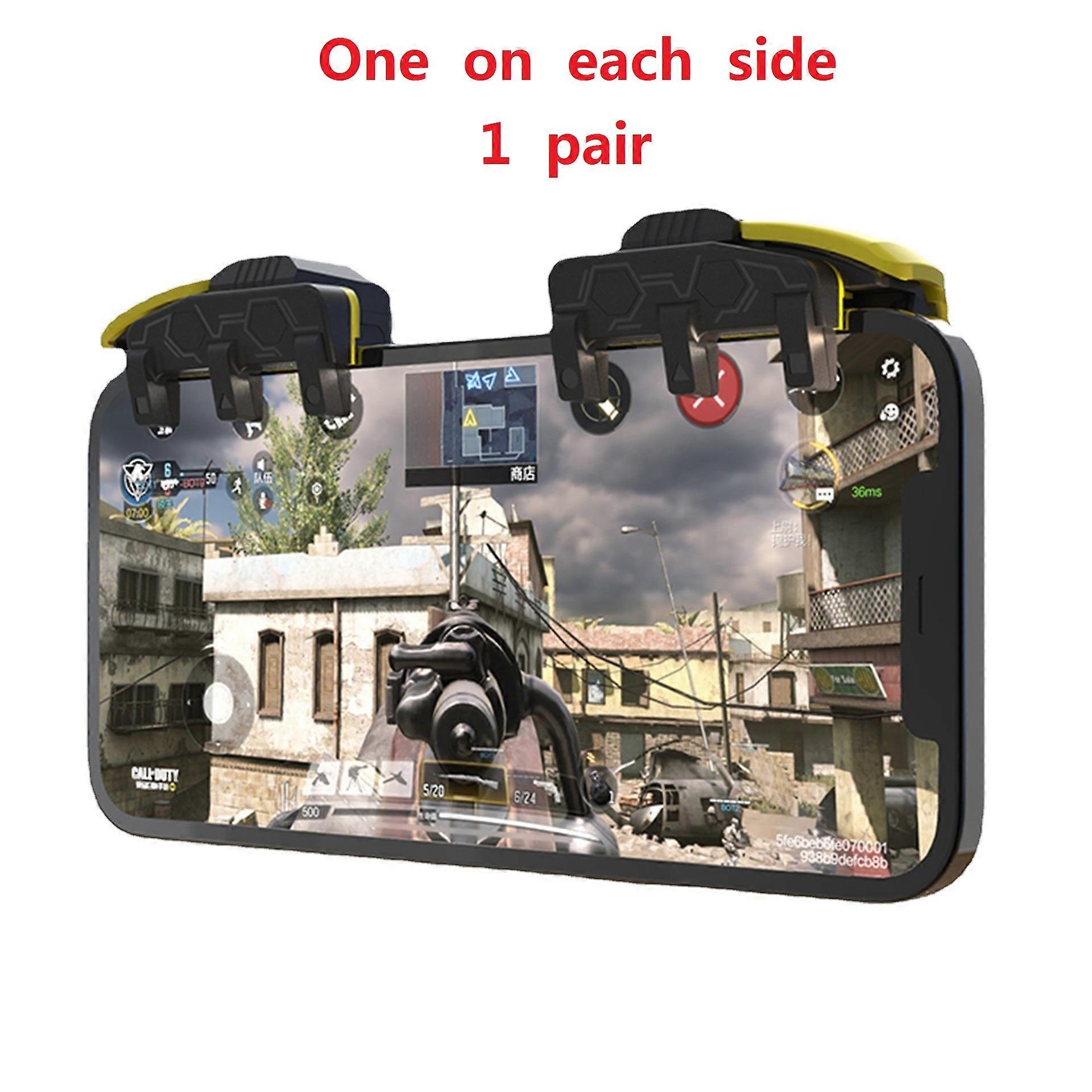 Sarafox Mobile Game Controller 8 Finger for Pubg Capacitor Handle Joystick Mobile Gamepad Control Trigger Game BT Handjoy M03