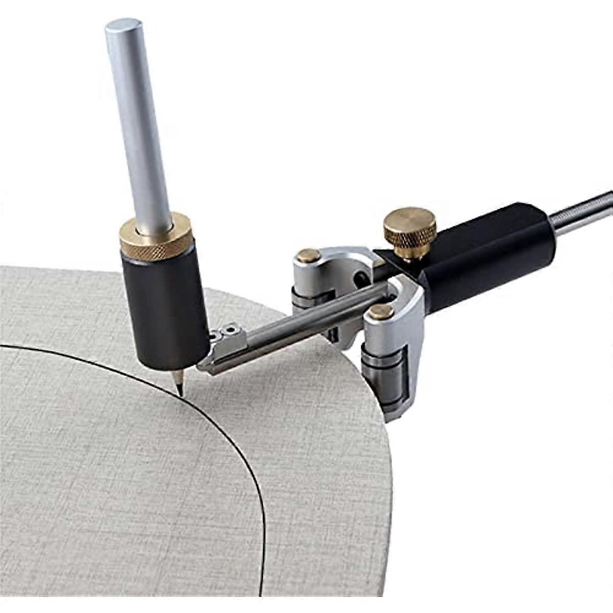 Outil de traçage Outils de traçage en bois à double usage bricolage Arc linéaire Règle de traçage à double usage Outil de dessin au trait parallèle Lignes de dessin et arcs multifonctionnels 
