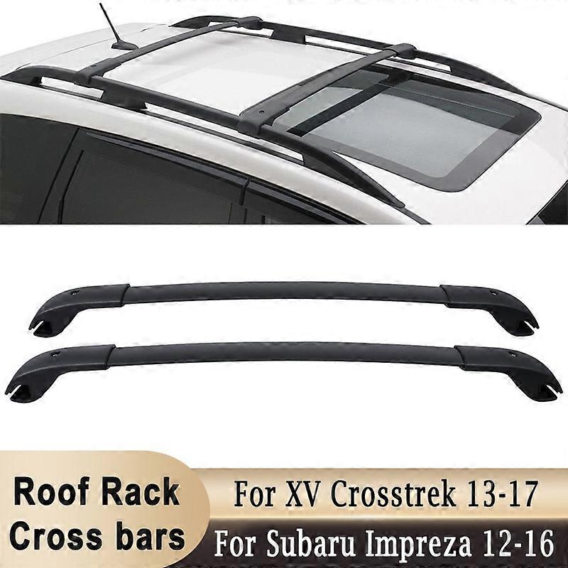 适用于斯巴鲁 XV Crossstrek 2013-2017 / 斯巴鲁翼豹 2012-2016 行李架自行车独木舟车顶横杆支架