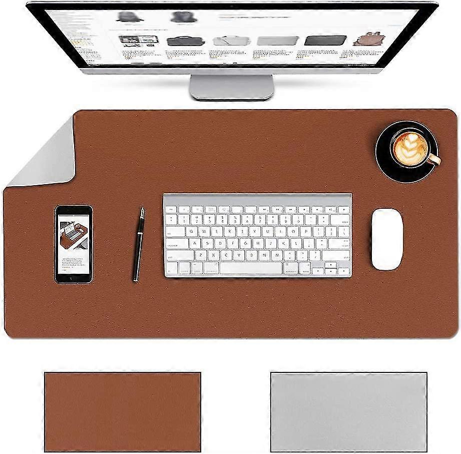 2023 - Mouse Pad Large Pu Leather Double-sided Desk Pad 80 X 40cm Multifunctional Office Mouse Pad