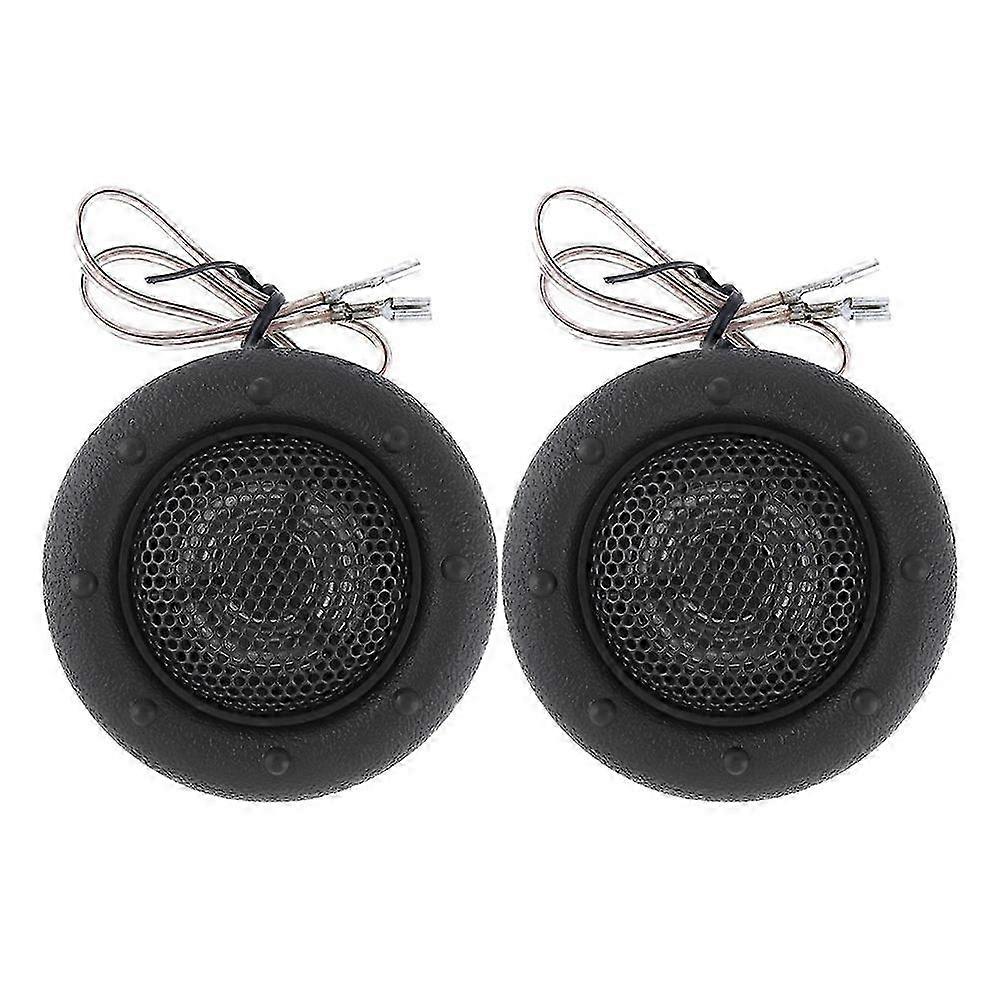 2Pcs 150W Universal High Efficiency Mini Half-Dome Car Tweeter Speakers for Car Audio System