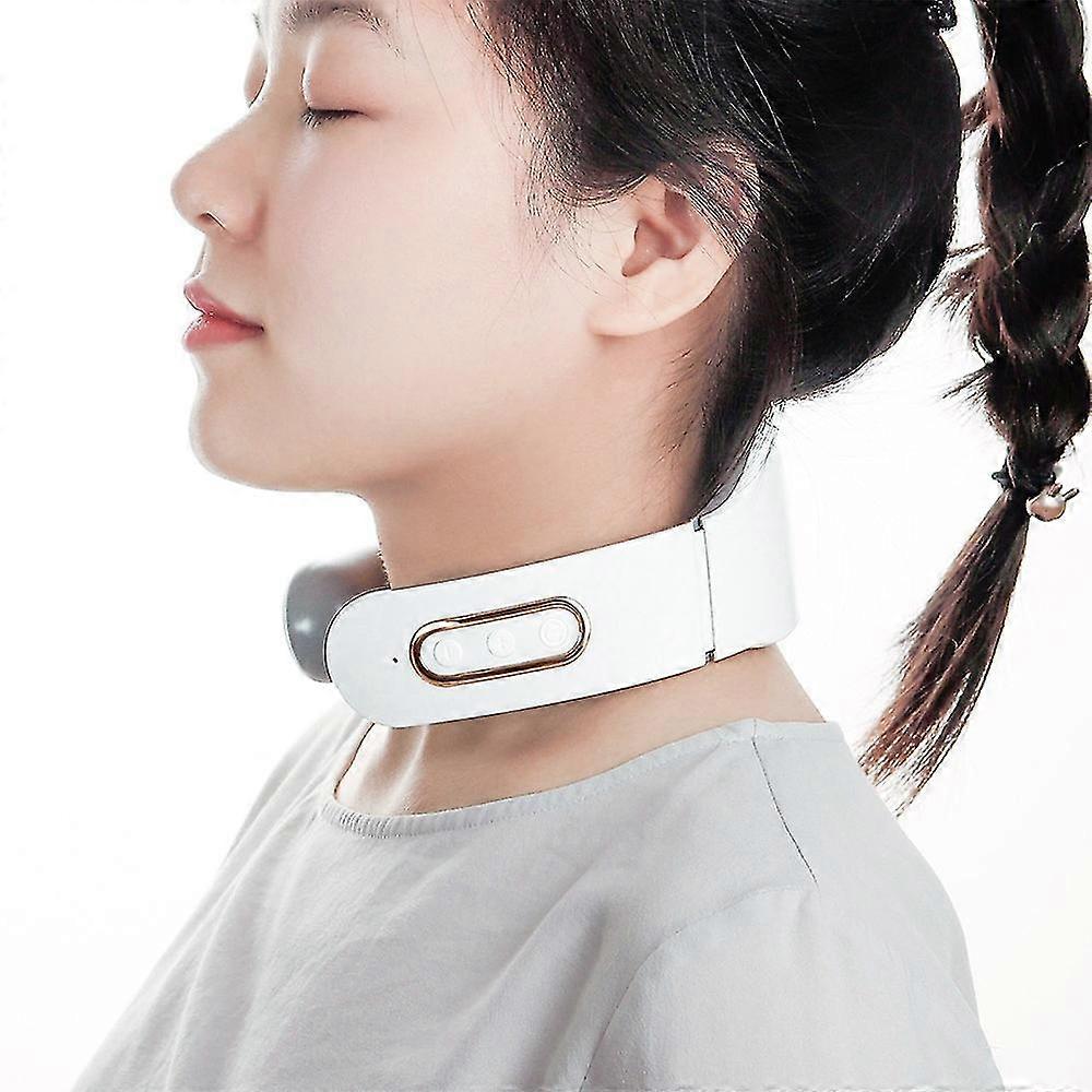 充電式電気パルスネックマッサージャーリラックスケアリラクゼーション効果子宮頸痛緩和