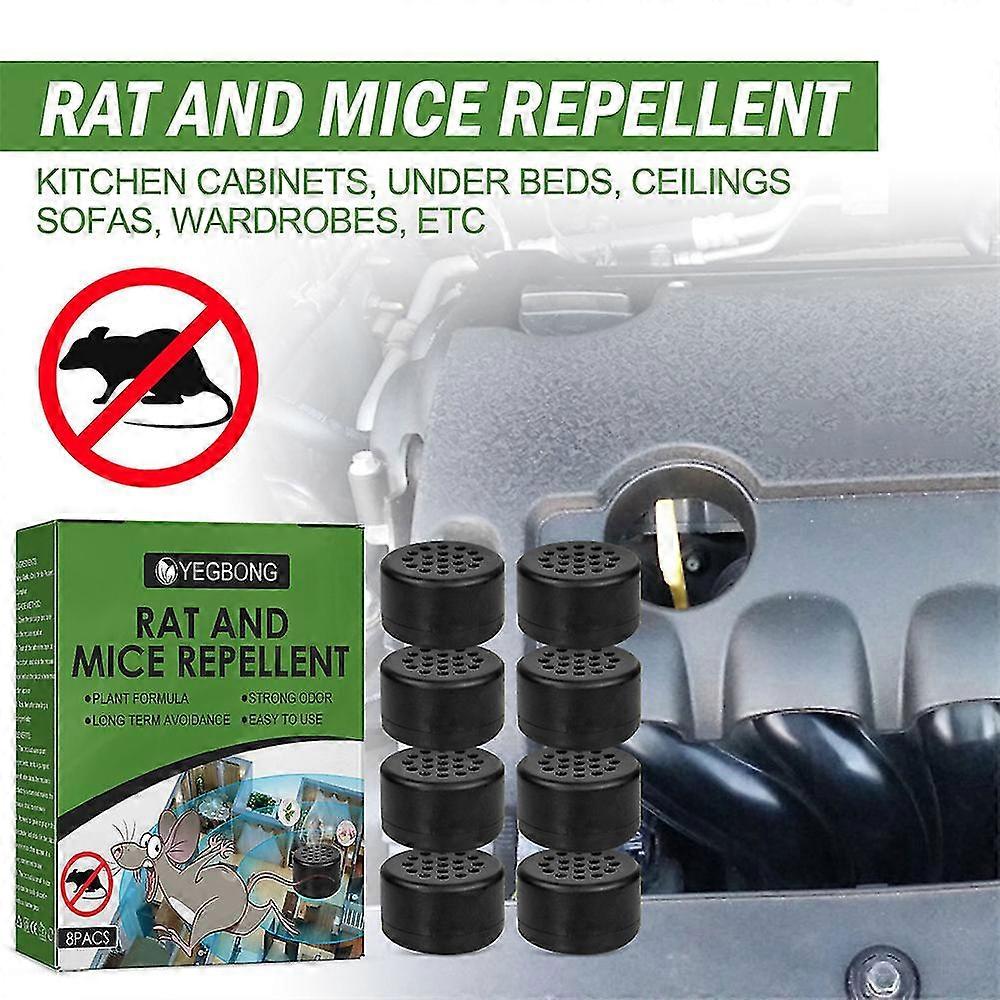 1-3packs Natural Rat Repellent Ball Strong Mint Mice Repellent Pills Effective Indoor Outdoor Mouse Killing Pouches For Garage Home