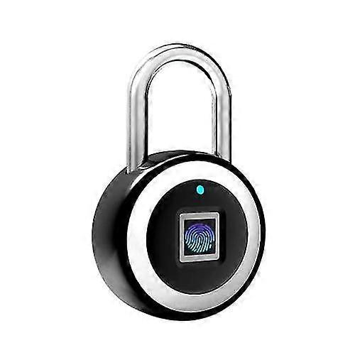 Smart BT Fingerprint Padlock Unlocking by Fingerprint & APP Rechargeable Keyless 10 Fingerprints IP6
