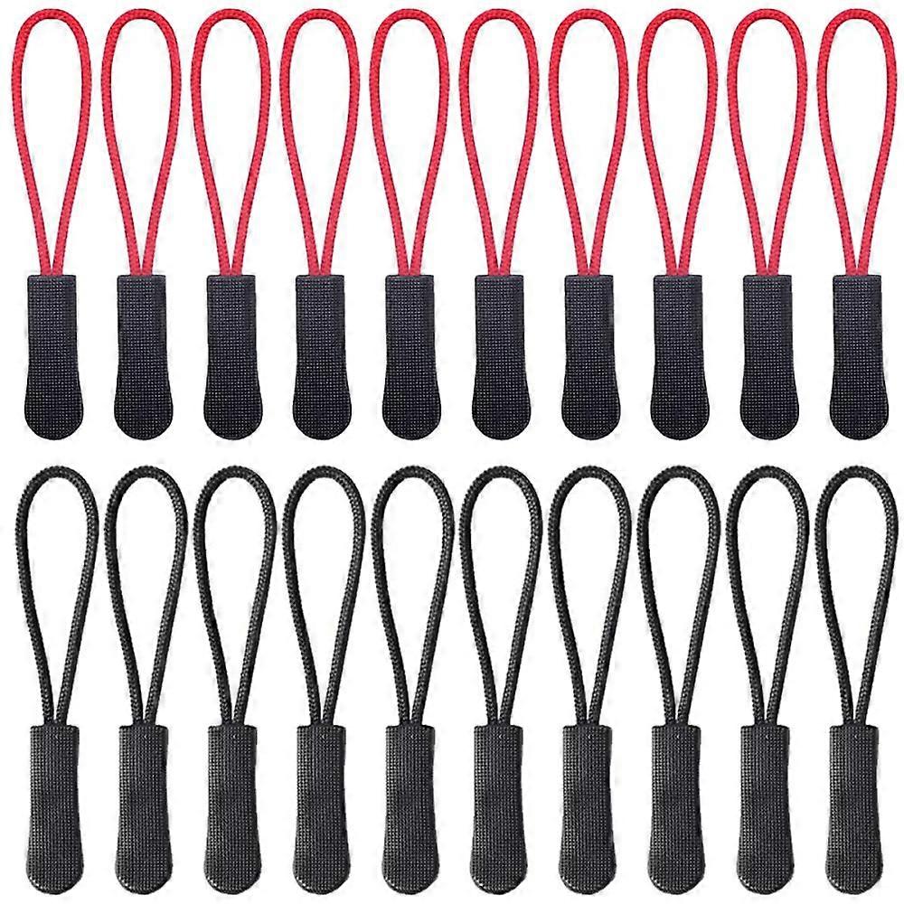 Durable Zipper Pulls Zipper Tab Zipper Tags Cord Pulls Zipper Extension Zip Fixer for Backpacks, Jackets, Luggage, Purses, Handbags