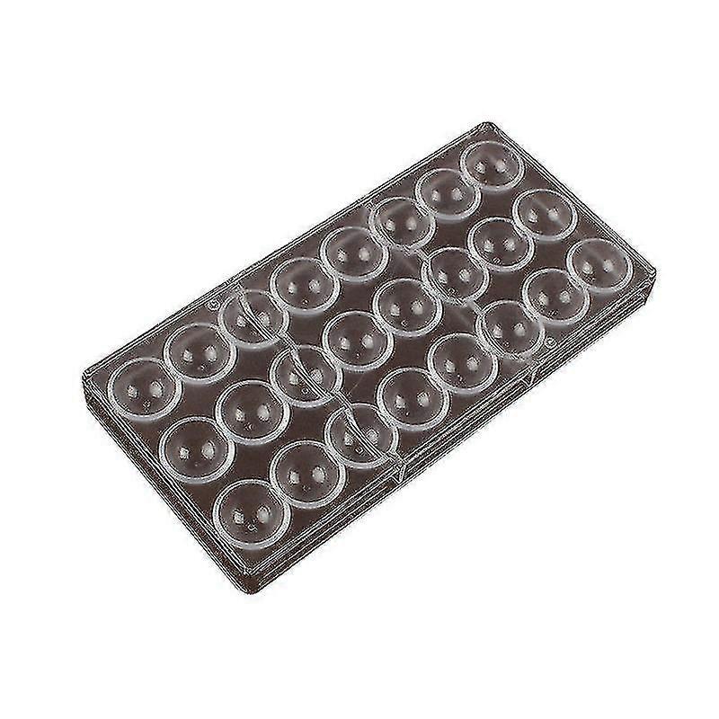Clear Hard Chocolate Maker Pc Diy 24 Half Ball Candy Mold Mould Bakeware Tools