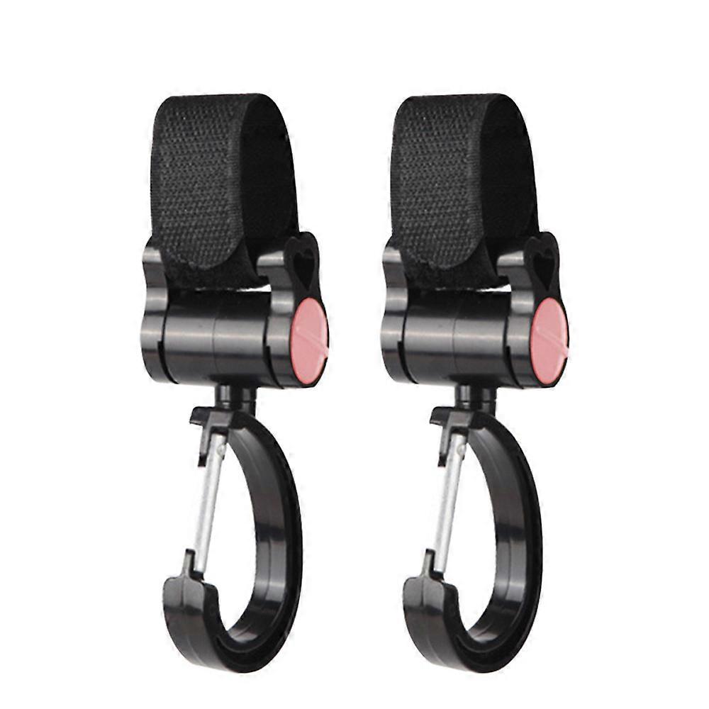Baby trolley hook multi-function weight resistant rotating bag hook