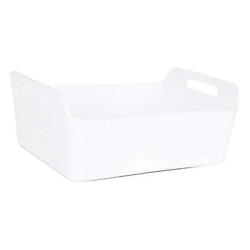 Multi-purpose Basket Jano Flexible Plastic White