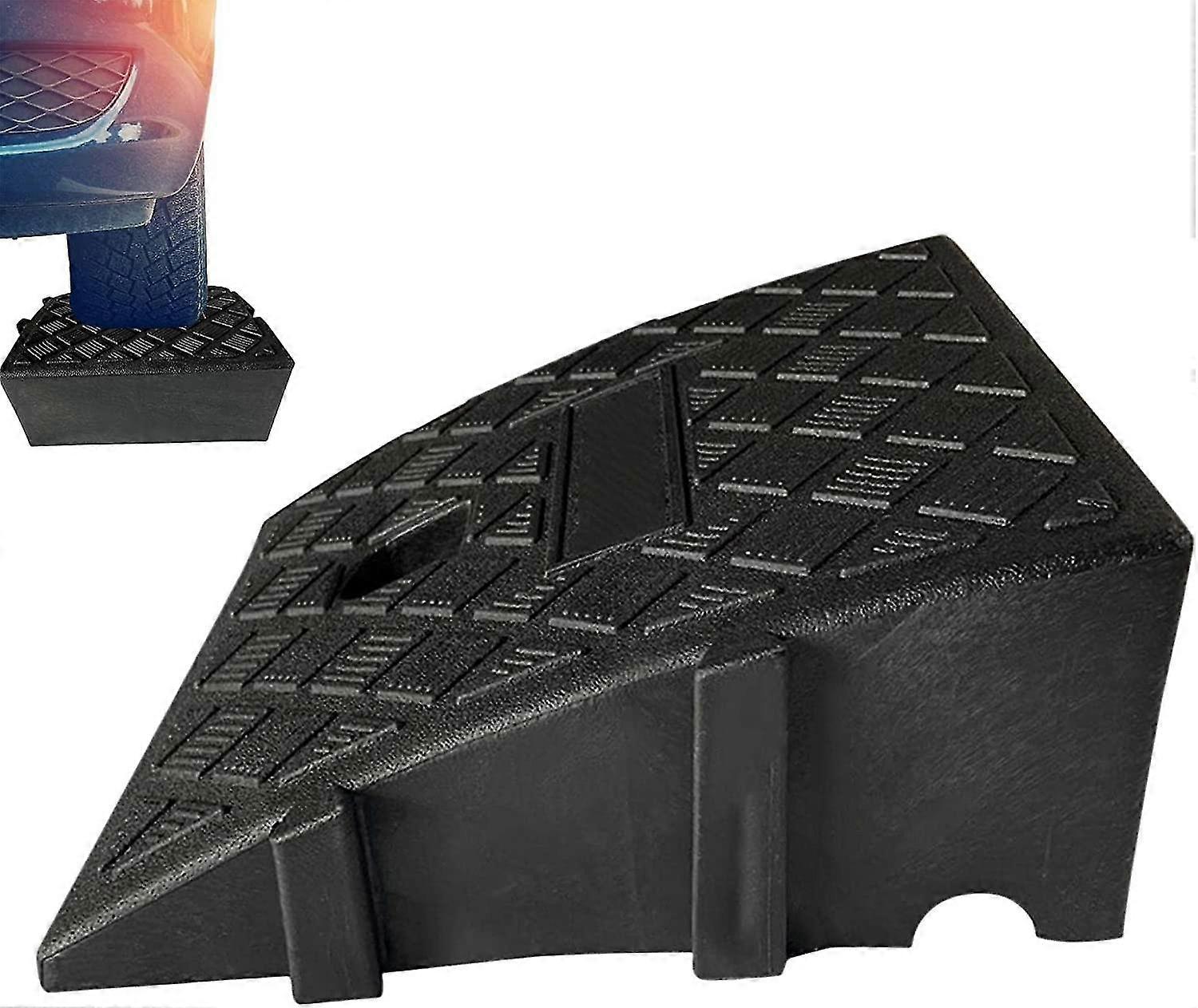 רמפת מדרכה לרכב, רמפות PVC כבדות לשביל גישה - רמפות מדרכה לקרוואנים, משאית, רמפות סככה, חיות מחמד, רמפת סף לכיסא גלגלים 100% חדש