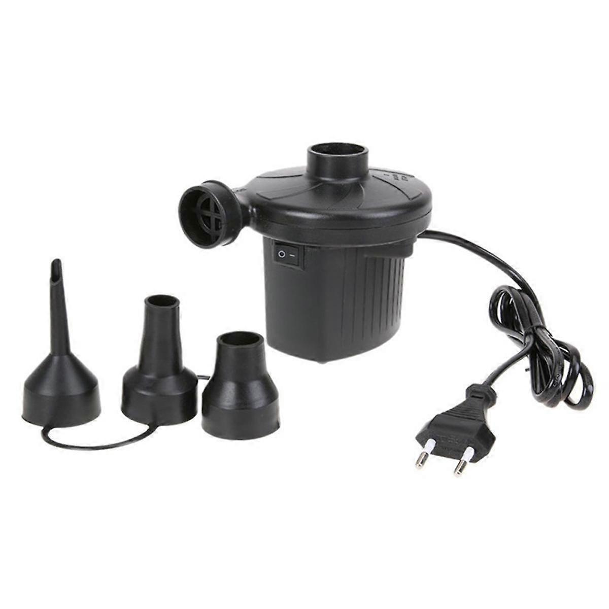 Electric Air Pump for Inflatables Portable Quick-Fill Air Pump with 3 Nozzle Inflator&Deflator Pump