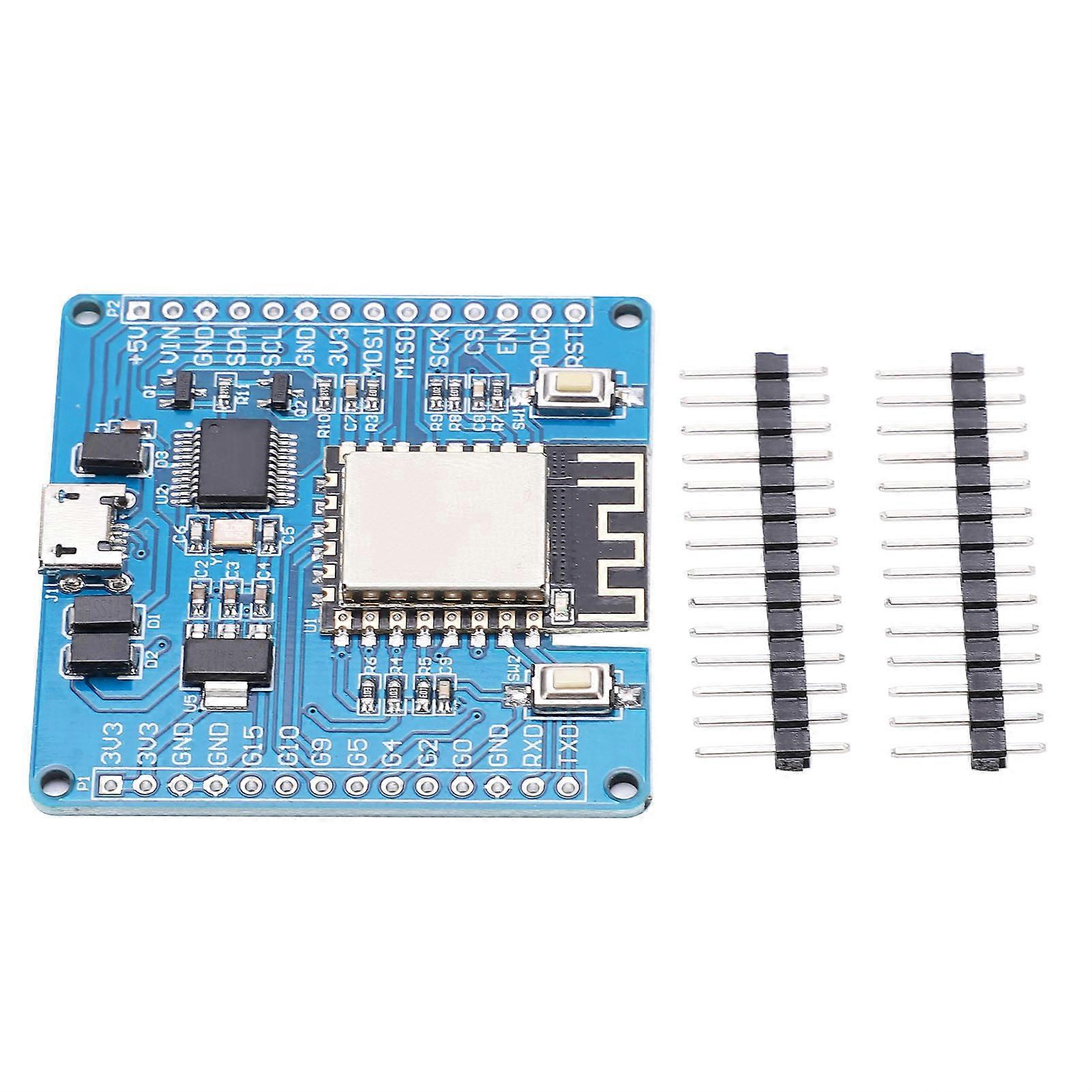PCB Development Board for Python DC 5V/3.3V Voltage Input with Pin Header ESP8266