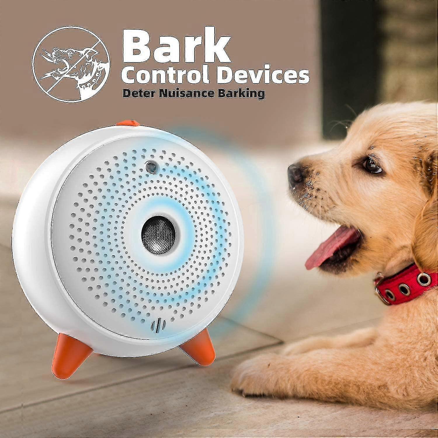Pet Supplies Ultrasonic Barking Device Dog Training Device Barking Device (white)