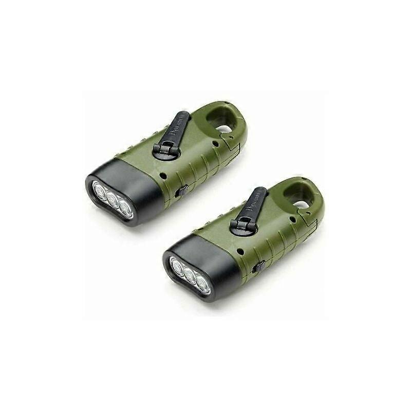 Rechargeable Solar Flashlight (2 Pack)