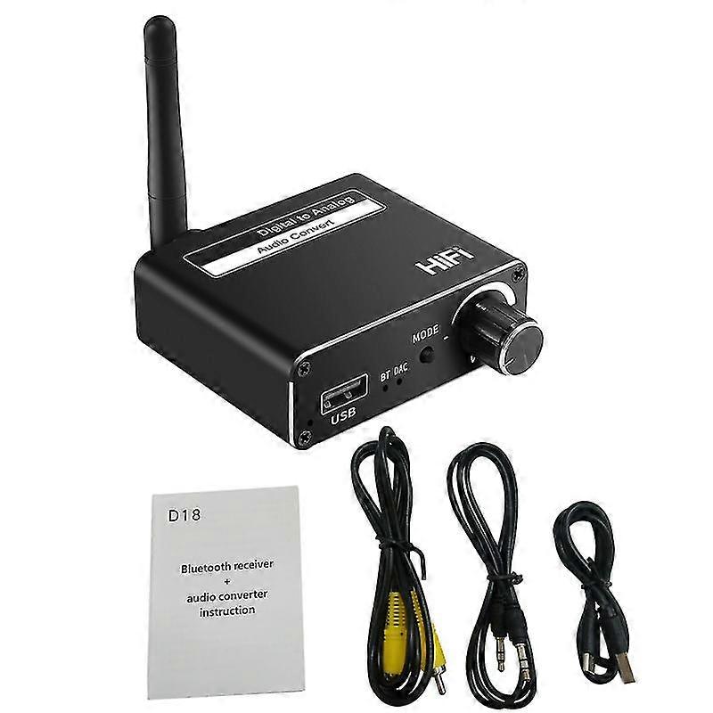 Bluetooth-Compatible 5.0 Receiver Audio Component Amplifiers Audio Converter