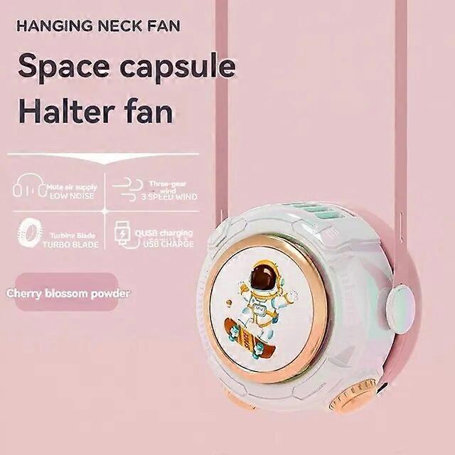 Powered Hand Fans Available Leafless Neck Small Fan Three-speed USB Charging Mini Portable Silent Handheld Fan
