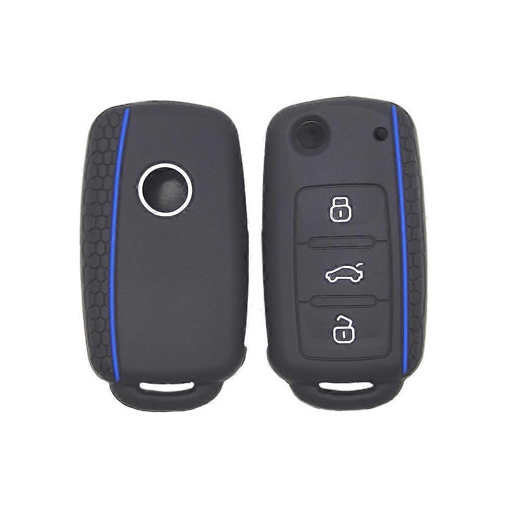 For Beetle Rabbit Button Flip Key Silicone Cover Fob Case Remote Fob Shell Cover