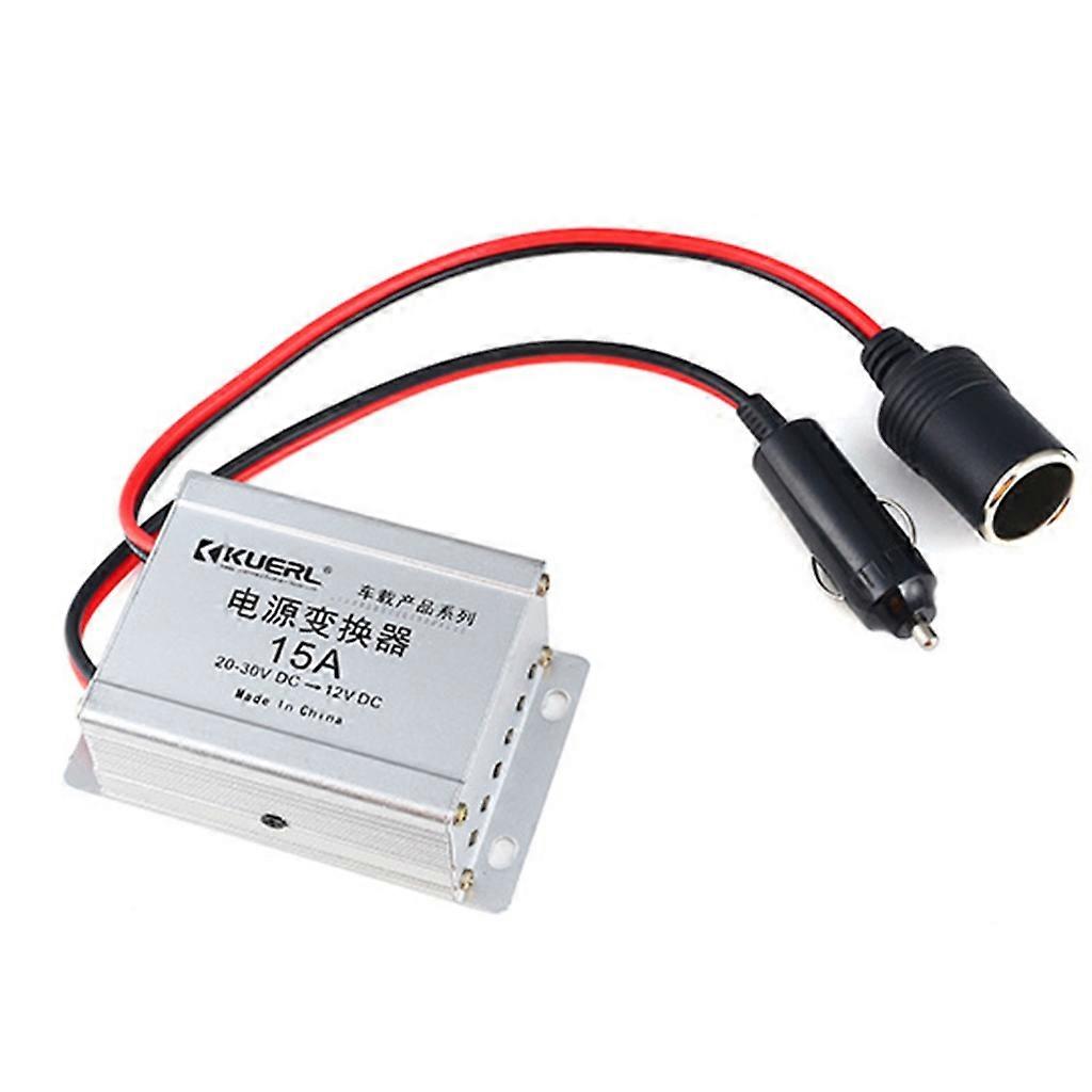 Efficient Car Power Supply Adapter Voltage Regulator Convert 24V to 12V DC15A