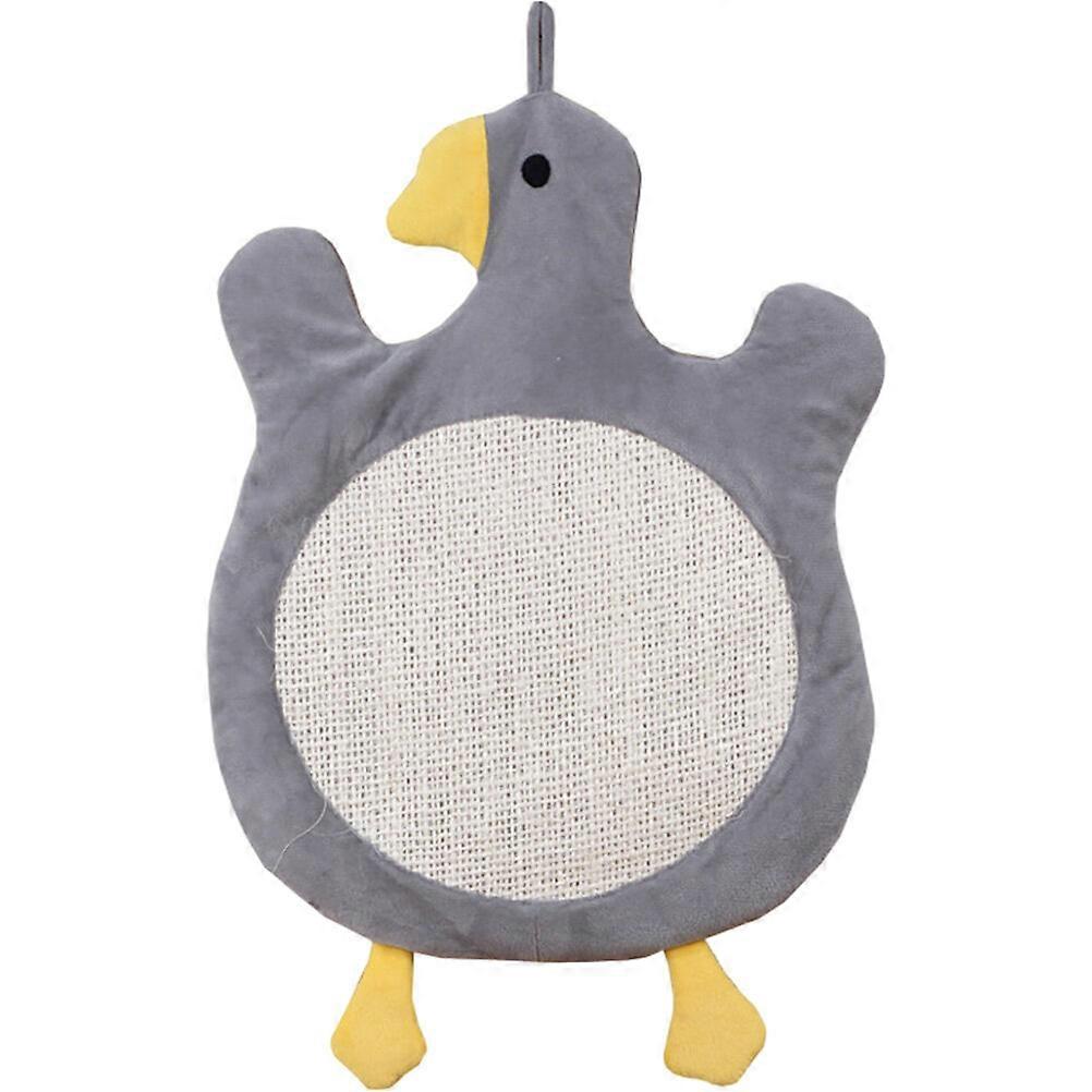 Lint Duck Shaped Cat Scratcher Hanging Kitten Scratcher Household Cat Scratching Board