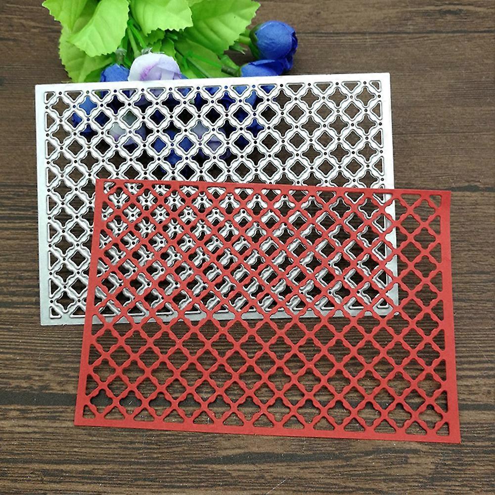 Rectangle Grid Frame Cutting Dies Scrapbooking Mold Paper Card DIY Stencil Decor mengxi