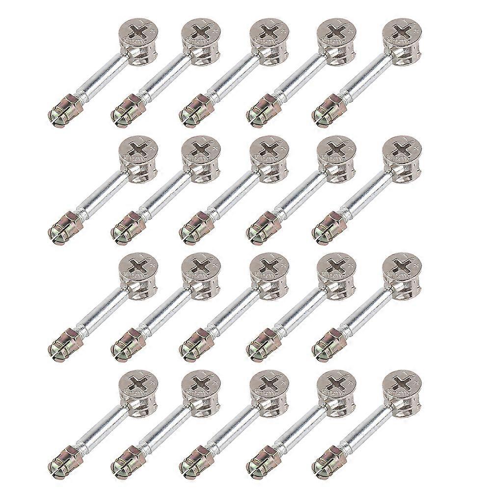 20 Sets Furniture Connecter Cam Lock Fitting for Cabinet Drawer Panel Connecting