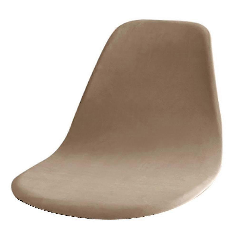 Silver Fox Velvet pour Housse de chaise Élastique Shell Housse de chaise Solid Color Integrated Backrest Chair C