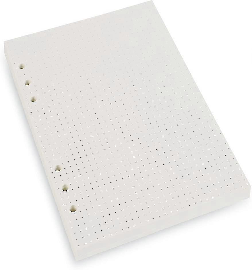 A5 6-ring Binder/planner Refill Paper For Filofax, 6 Hole, 45 Sheets/90pages, Dot Grid