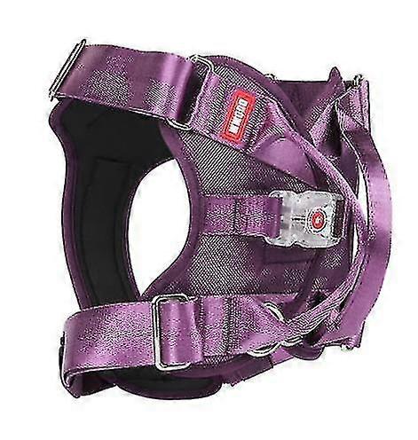 Led Luminous Dog Harness,no-pull Dog Harness With Control Handle,adjustable Soft Padded Dog Vest