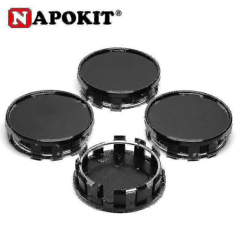 4 יחידות 54 מ"מ (52 מ"מ - 50 מ"מ) גלגלי רכב חישוק כובע רכזת גלגל רכב אוטומטי כובעי מרכז כובע רכזת כיסוי עמיד בפני אבק שחור כרום, כסף