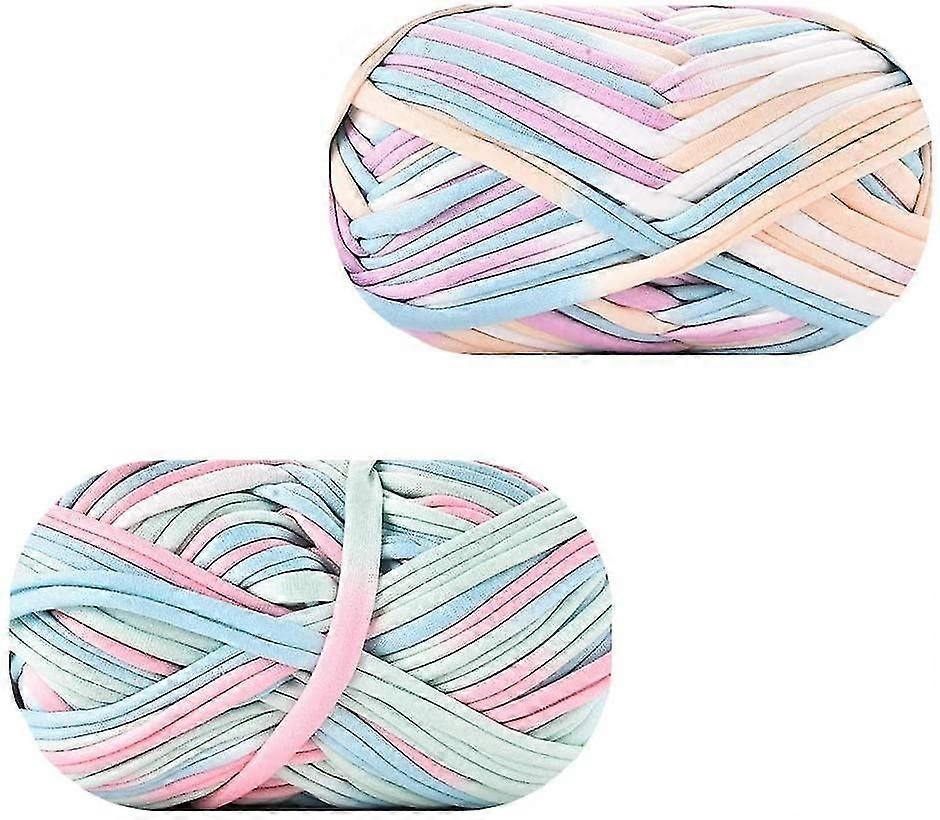2 Stück Strickhäkelgarn, Dickes Garn zum Häkeln oder Stricken, Stricken