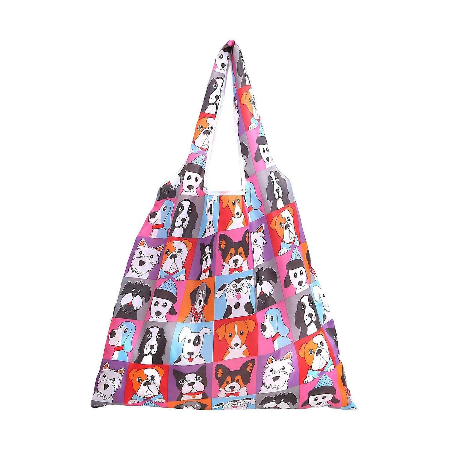 Tote Bag Eco-friendly Large Capacity Portable Print Square Storage Polyester Foldable Design Beach