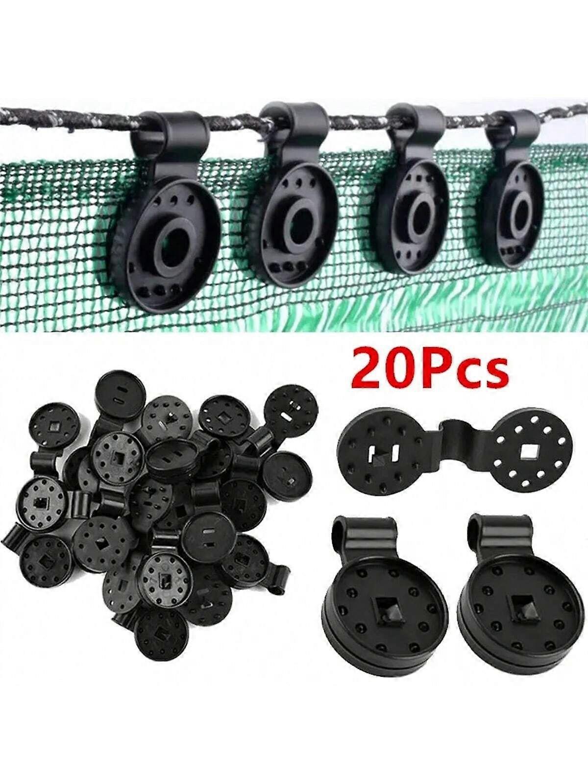 20pcs Reusable Shade Cloth Clips: Fast & Easy Installation For Home &Garden Sunshade Netting