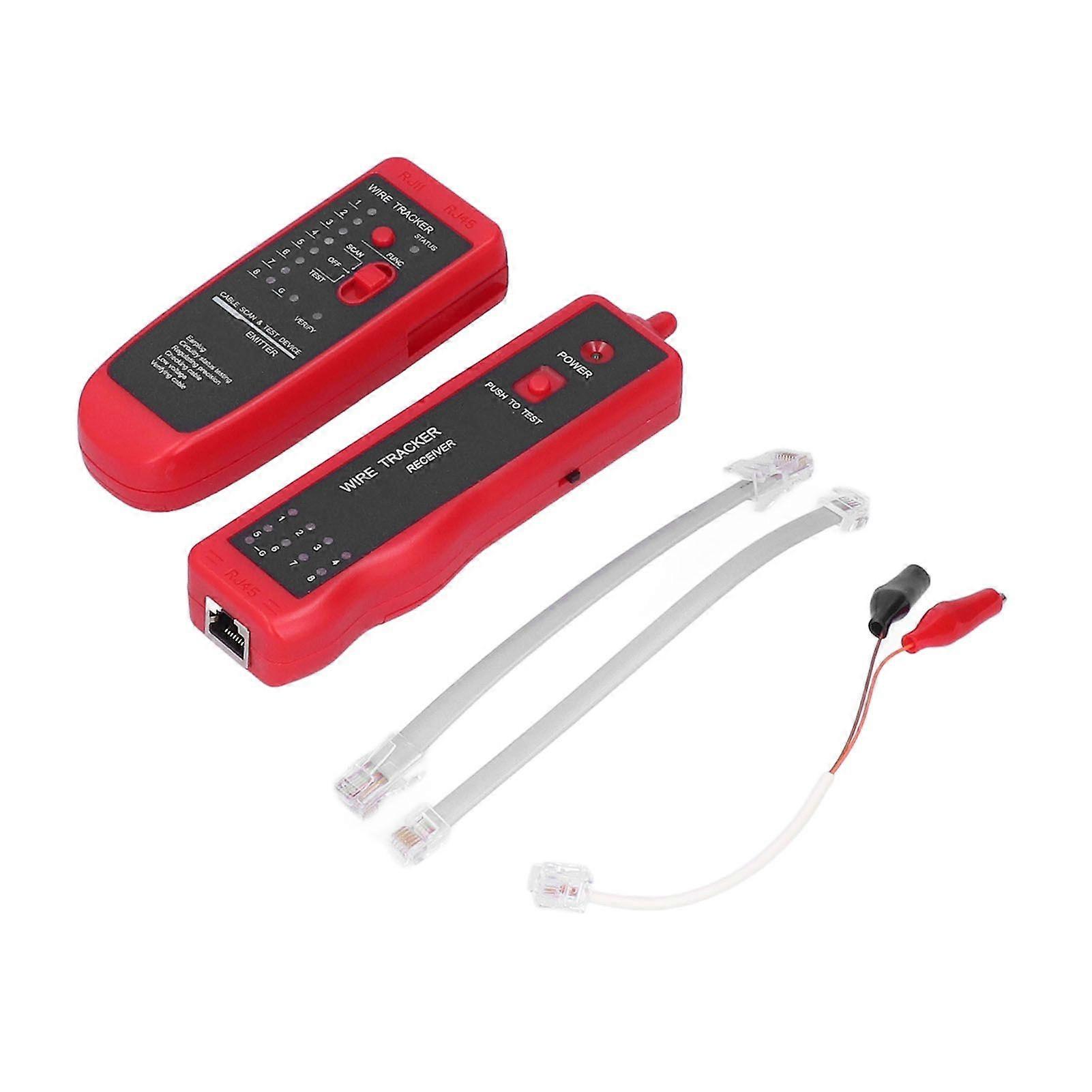 TF008A Digital Line Finder Wire Telephone Cable Tester Network Measuring Instrument for Construction Site