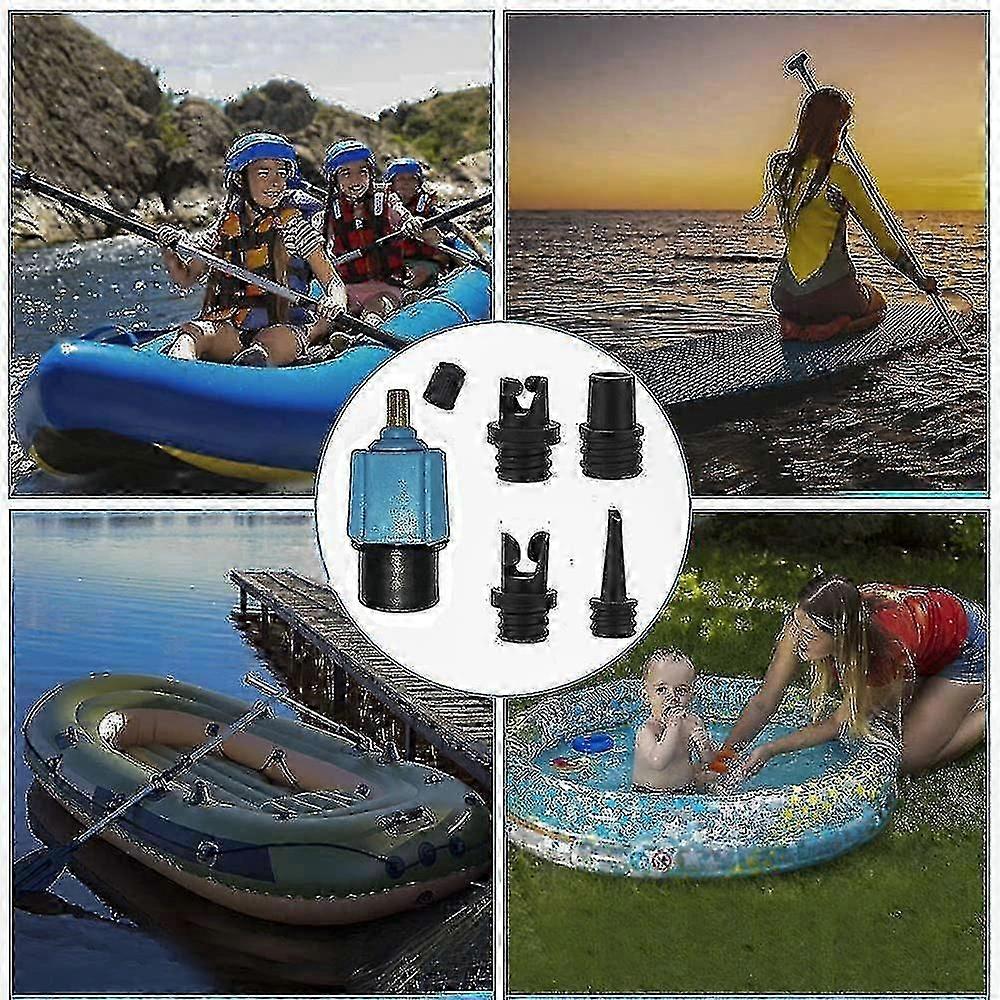thumbnail image 2 of Inflatable Boat Kayak Air Valve Universal SUP Air Pump Adapter | 4-Valve Nozzle Converter For Inflatable Boats, Kayaks & Paddle Boards Multi-valve Air Adapter 2 of 10