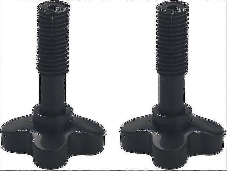 2pcs Plastic Fixing Screws Black M12 For Garden Swing Canopy Frame
