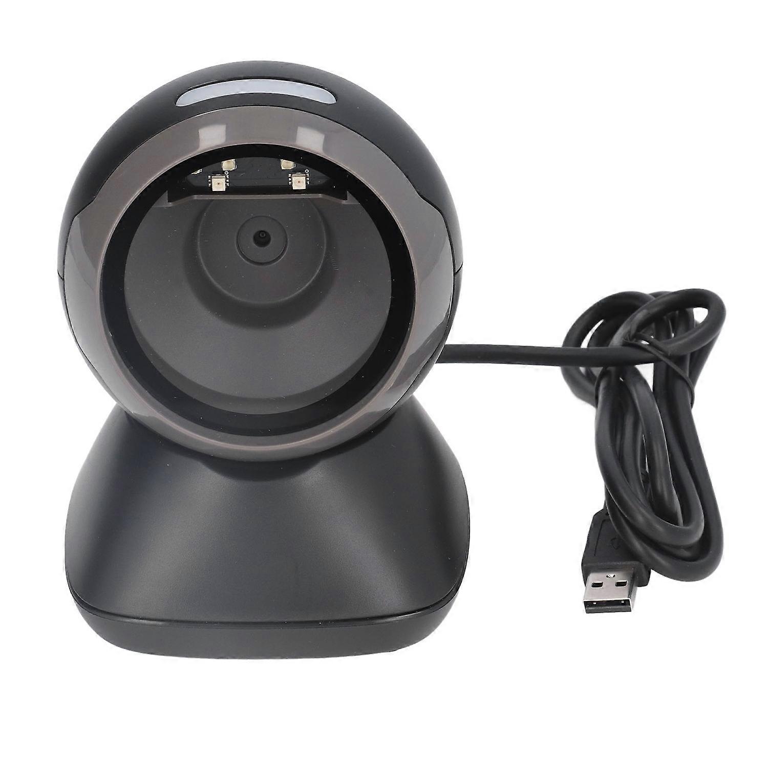 Desktop Barcode Scanner USB Wired QR Code Scanner for Supermarket Cashier Payment 5V DC