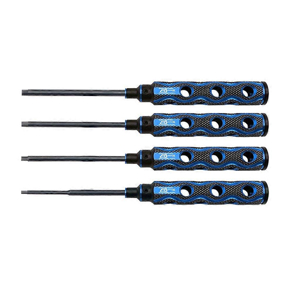 RJX 4PCS Hollow Handle Hex Screw driver Tools Kit Set 1.5mm / 2.0mm / 2.5mm / 3.0mm for RC Models Ca