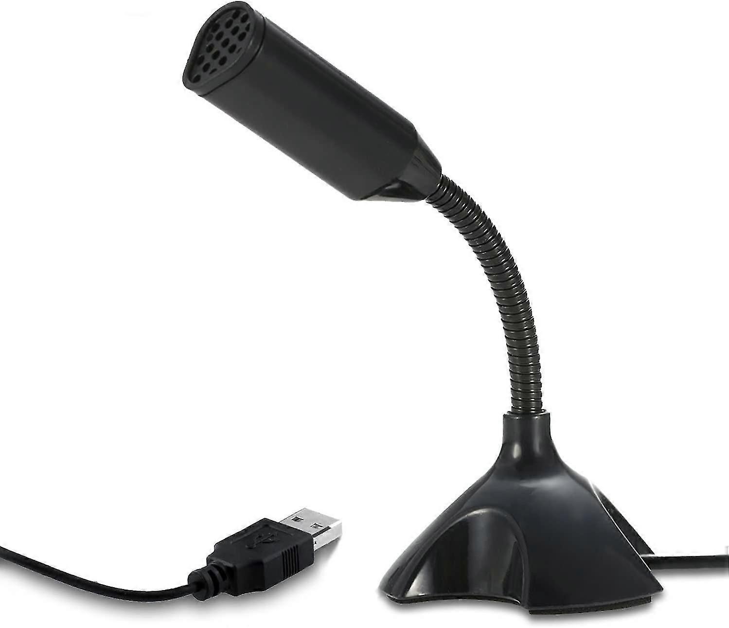Adjustable Desktop Microphone - Compatible With Pc And Mac, Plug And Play - Ideal For Home Studio, Skype, Gaming, Singing, Video Chat