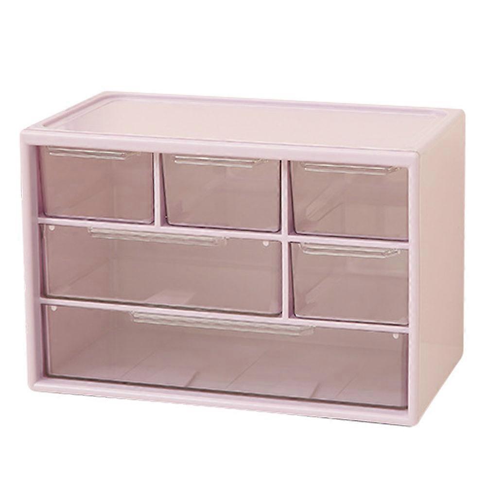 Desk Organizer, Storage Drawers, 6 Compartments