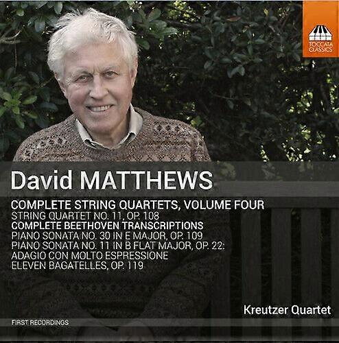 David Matthews David Matthews Complete String Quartets - Volume 4 CD (2016)