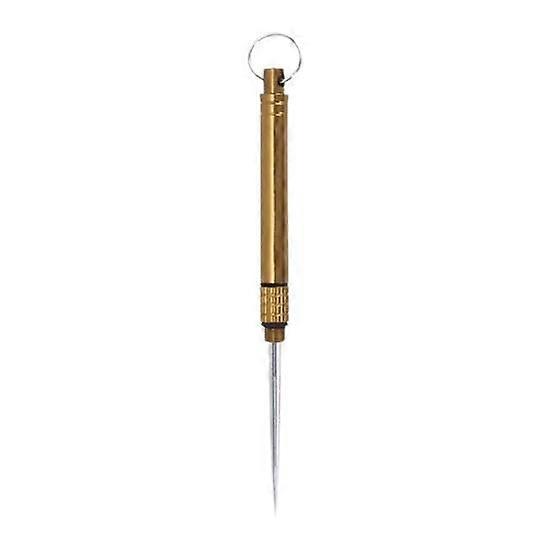 Toothpick Detachable Anti-blocking Teeth Hanging Keychain Multi-functional Fruit Pick Titanium Dental Pick Camping Tool Outdoor Supply
